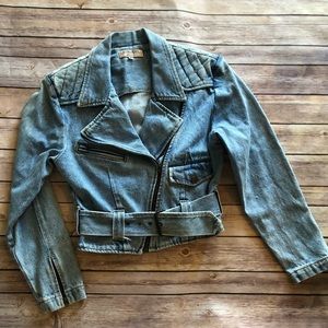 Vintage Guess Moto Jacket